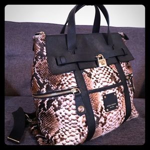 Henri Bendel Haircalf convertible backpack